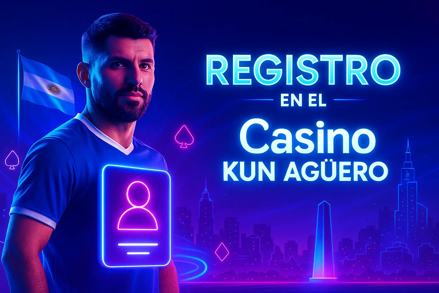 Registro en el Casino Kun Agüero