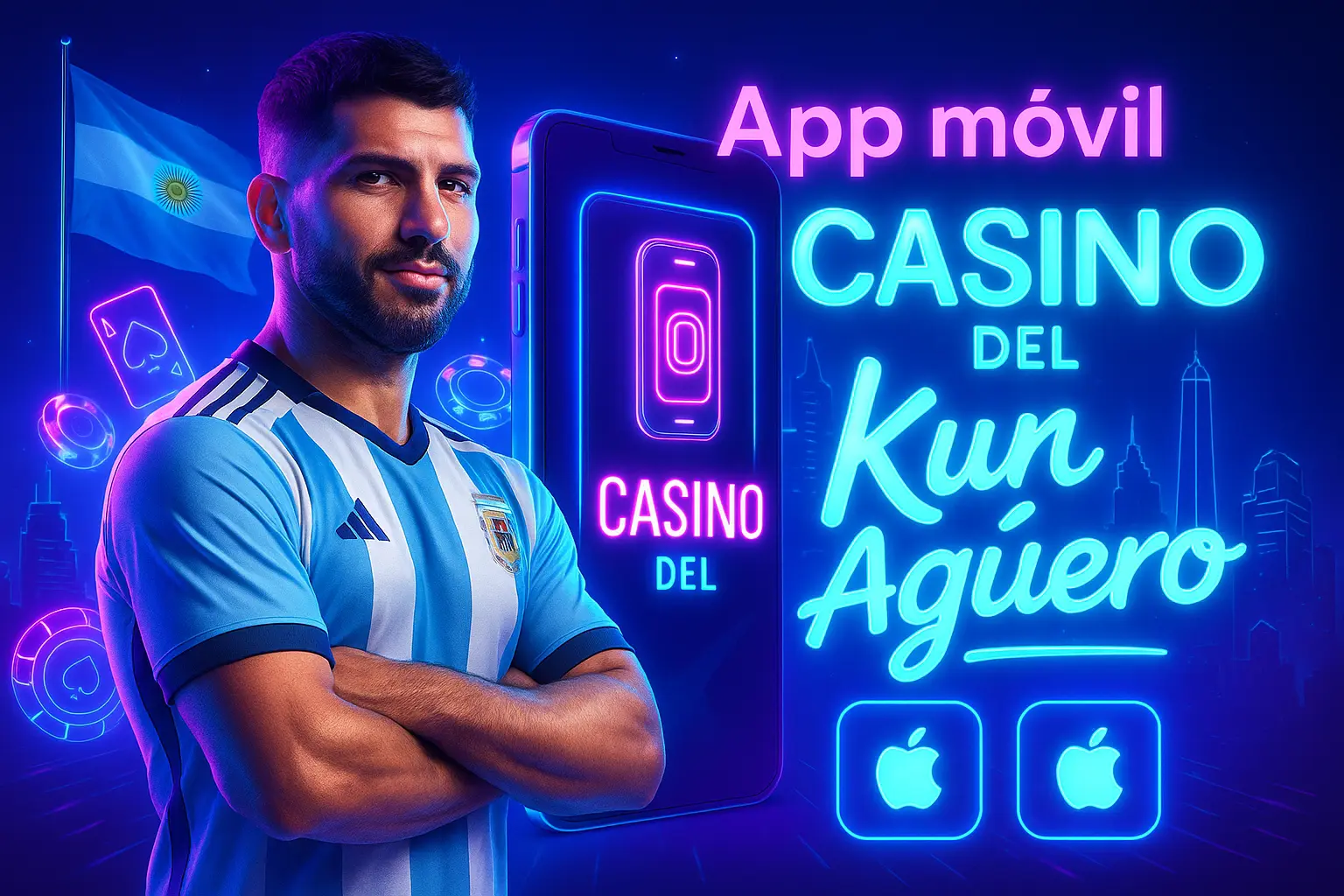 App móvil Casino del Kun Agüero